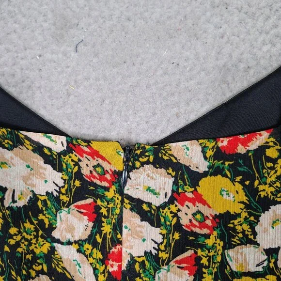 J.Crew Mercantile Maxi Dress Womens 8 Multicolor Sweet Pea Floral Tiered Cottage - Picture 12 of 13